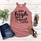 Aim High Squat Low Rocker Tank